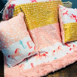 Double sided MINKY baby blanket!